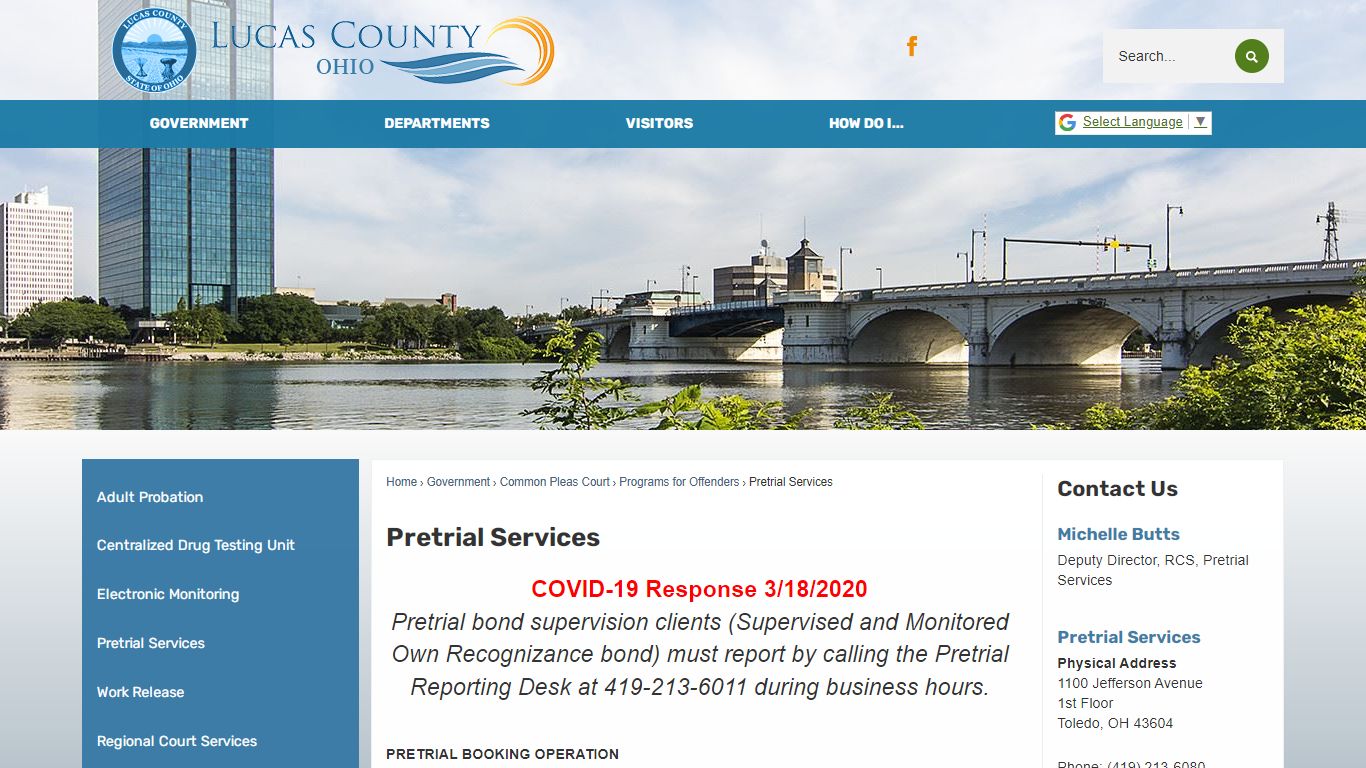 Pretrial Services | Lucas County, OH - Official Website